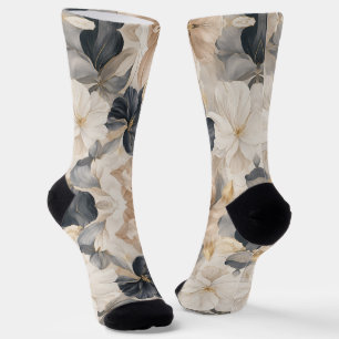 Premium Artistic Floral Abstraction Socks