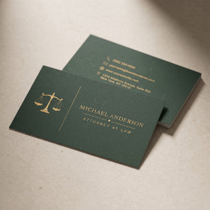 Premium Attorney Template Business Card