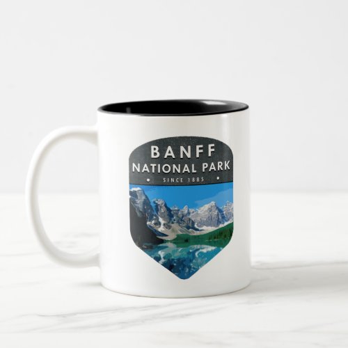 PREMIUM BANFF National Park T Shirt Hiking Tee Wan Two_Tone Coffee Mug