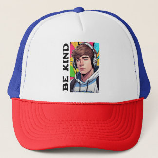 Premium Baseball & Trucker Hats_ Be Kind Logo Hat