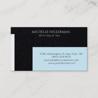 Premium Black Business Card
