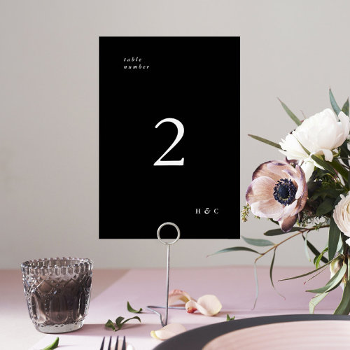 Table Number