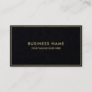 Premium Black Template Luxury Elegant Modern Gold Business Card
