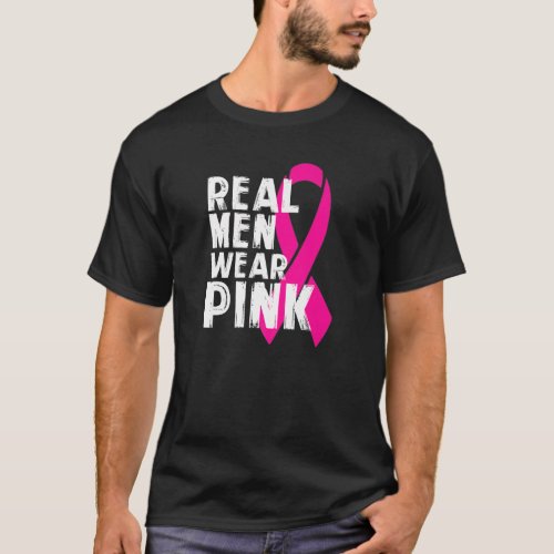 PREMIUM Breast Cancer Awareness Tshirt Real Men We