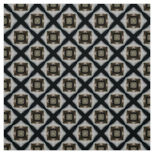 Premium Brown and Light Gray Upholstery Fabric -  (Swatch)