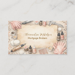 Premium Brows Beauty Business Card