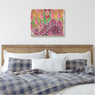 Premium Canvas   Wrapped   Modern   Vibrant Art Print