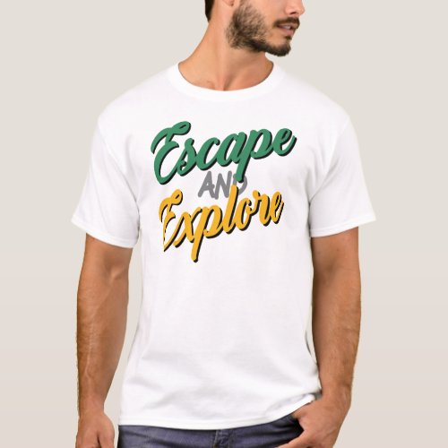 Premium Casual Escape  Explore Travel T_Shirt