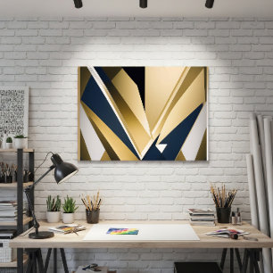 Premium Corporate Geometry Poster
