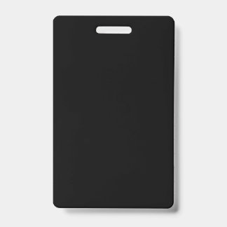 Premium Custom Black ID Badge