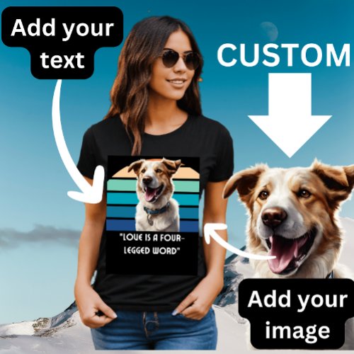 Premium Custom Dog Shirt _ Personalized Both 