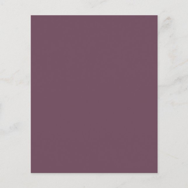 Premium Custom Paper Sheet - Minimalist Design (Front)
