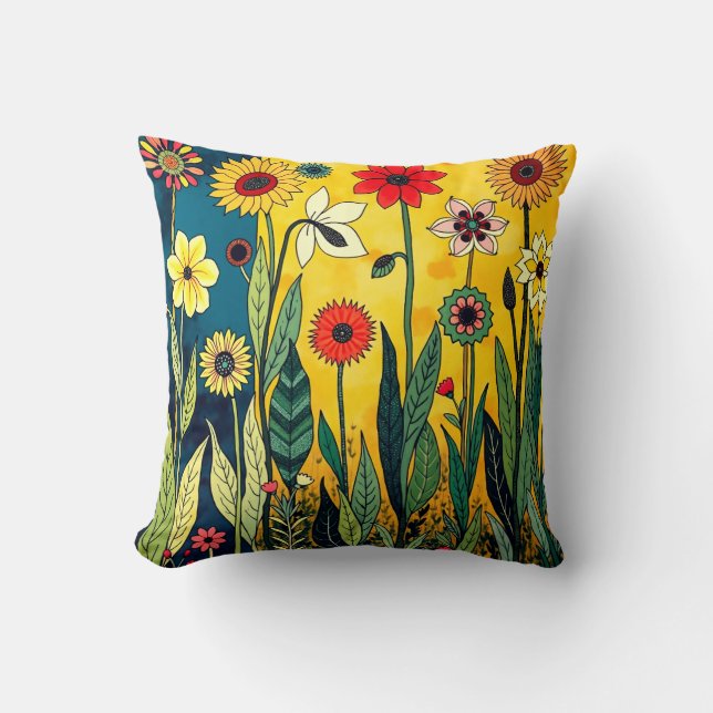 Premium Eden Comfort Throw Pillow (Front)