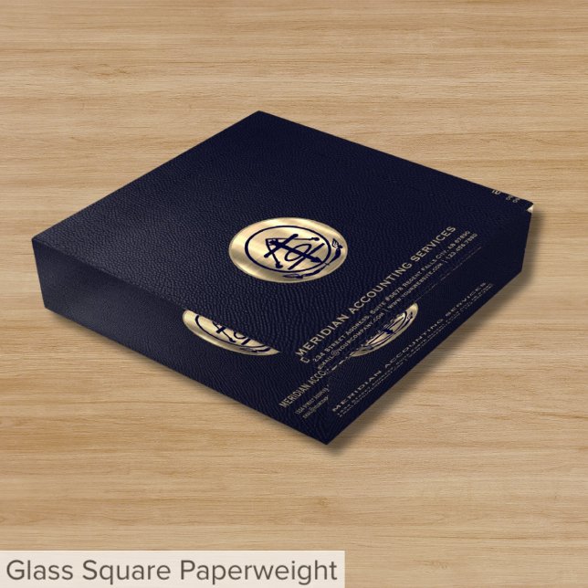 Premium Gold Seal Accounting Desk Accessory Paperweight (Creator Uploaded)