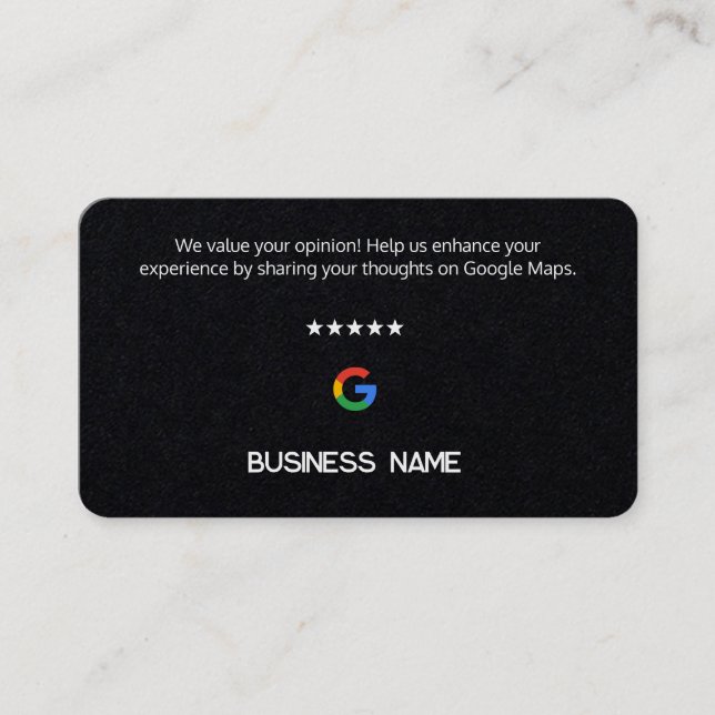 🥇 Premium Google Review Cards (Front)