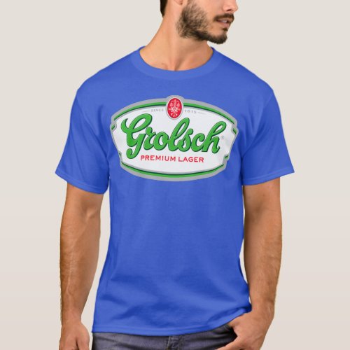 Premium Green Grolsch Lager  T_Shirt