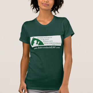 Premium green women's shirt with Adk EAP logo