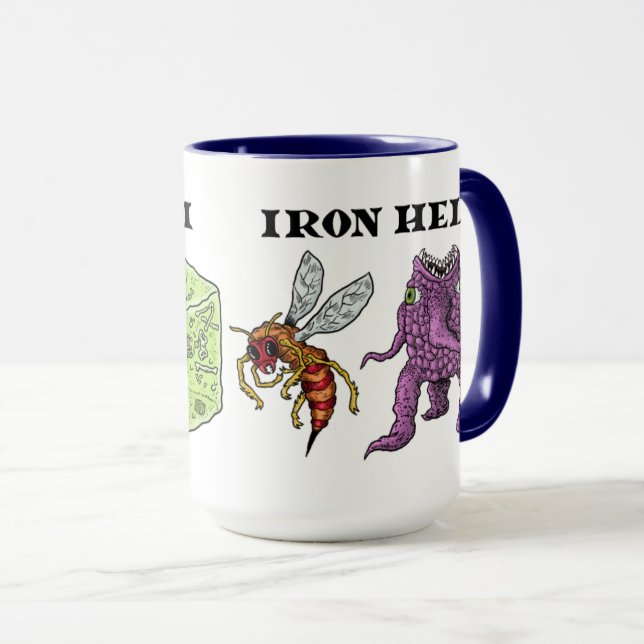 Premium Iron Helm Coffee Mug (Front Right)