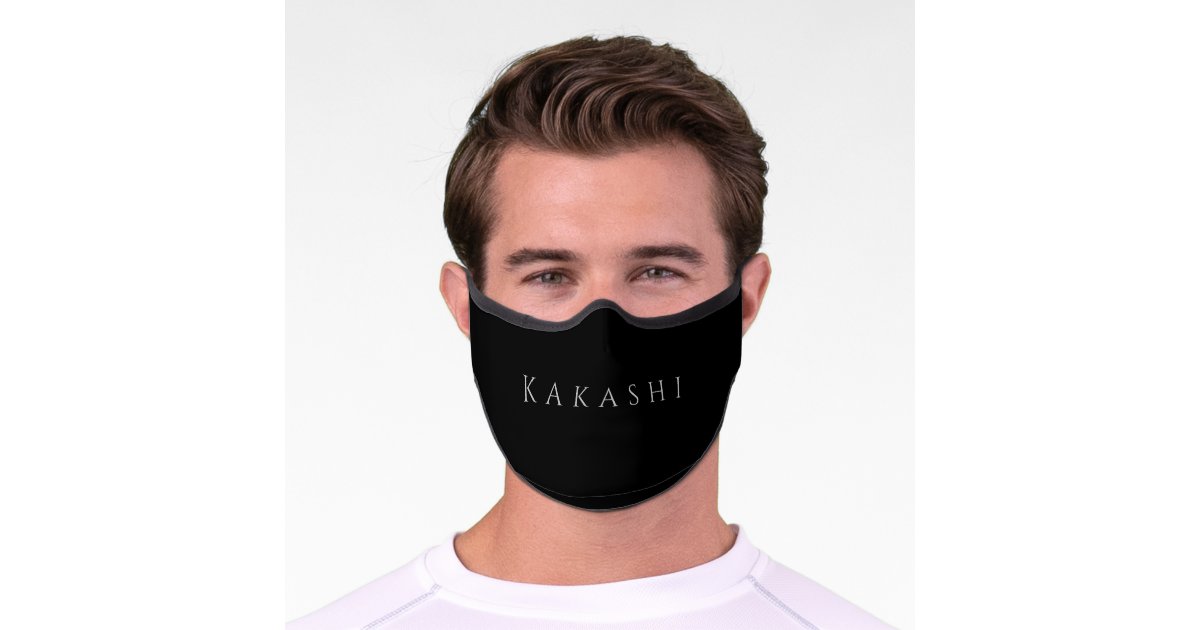 Cute Kakashi Pattern Naruto Face Mask - Anime Ape