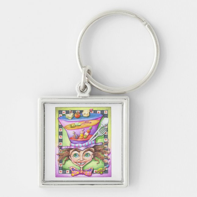 PREMIUM KEYCHAIN - THE MAD PLATTER (Front)