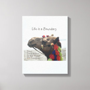 Premium Life is a Boundary Wrapped Canvas (Gloss) Print