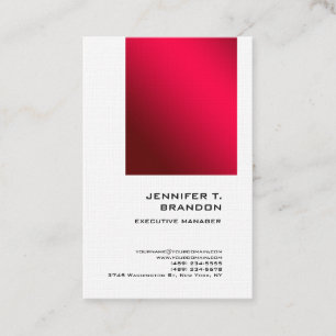 Premium Linen Minimalist Plain Modern Professional Business Card