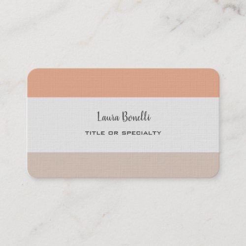 Premium Linen Professional Modern Minimalist Look Business Card