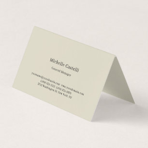 Premium Linen Professional Unique Classical Simple Business Card