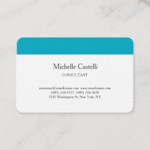 Premium Linen Professional Unique Classical Simple Business Card