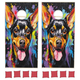 Premium Min Pin Cornhole Set
