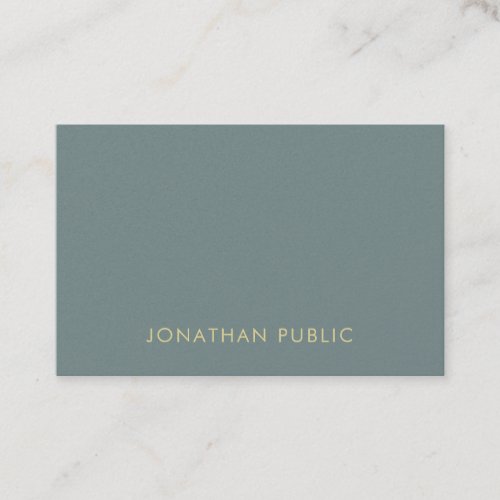 Premium Modern Elegant Colors Simple Template Business Card