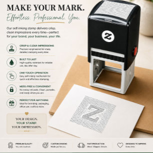 Premium Monochrome Self Inking Stamp