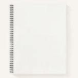 Premium Off-White Spiral Notebook for Notes