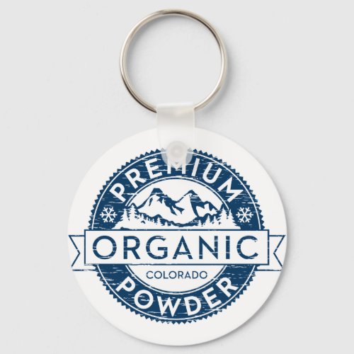 Premium Organic Colorado Powder Key Chain