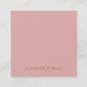 Premium Pearl Finish Modern Elegant Luxurious Square Business Card