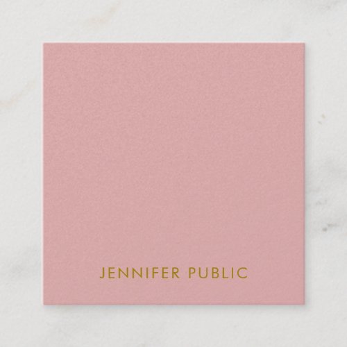 Premium Pearl Finish Modern Elegant Luxurious Square Business Card