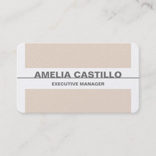 Premium Pearl Trendy Modern Elegant Business Card