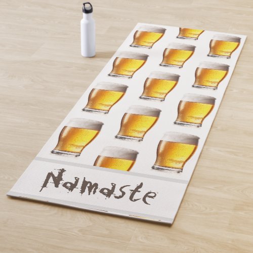 Premium Personalized Beer Themed Yoga Mat