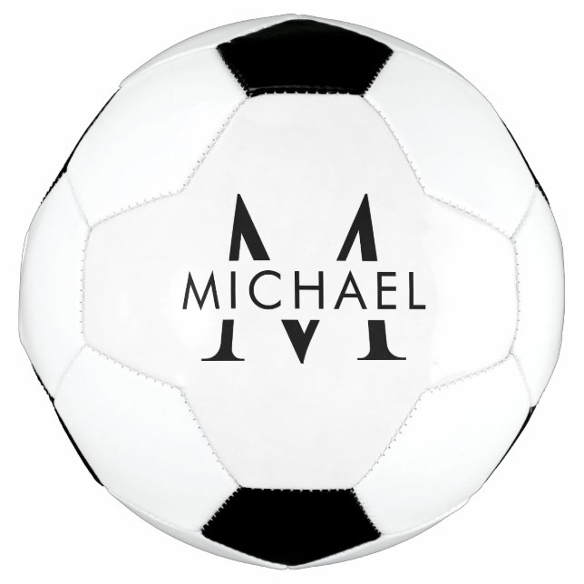Premium Personalized Monogram Name Soccer Ball Des (Front)