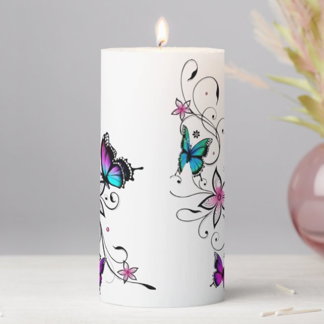 Premium Pillar Candle – Elegant & Long-Lasting for (In Situ)