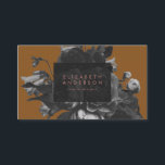 Premium Professional Black Rose Bouquet Terracotta Business Card<br><div class="desc">Premium Professional Black Rose Bouquet Terracotta Business Card

*For additional zazzle business stationery,  advertising 
or merchandising items to match this item,  please contact us through the designer contact on the our zazzle homepage.</div>