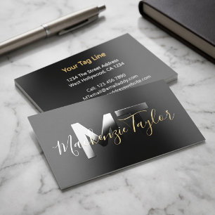 Premium Professional Elegant Personalized Foil Spot Gloss Business Cards