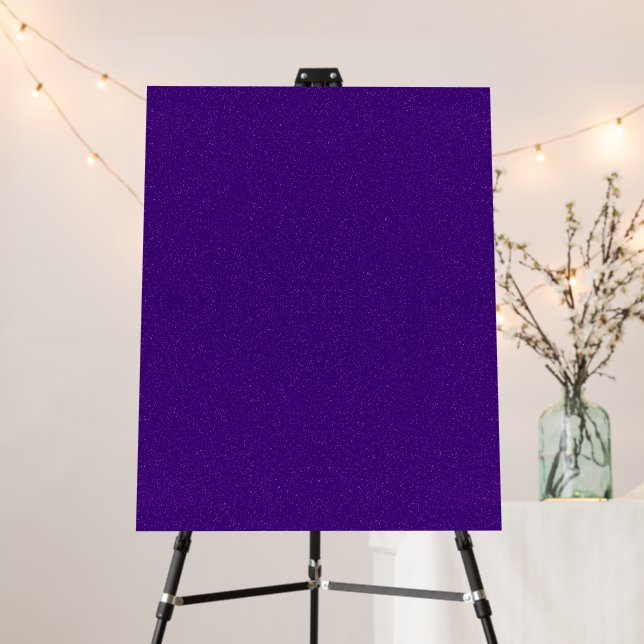 Premium Purple Glitter Foam Board – Customizable (In Situ (Stand))
