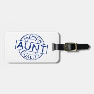 Premium Quality Aunt Luggage Tag
