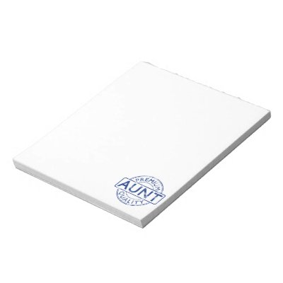 Premium Quality Aunt Notepad