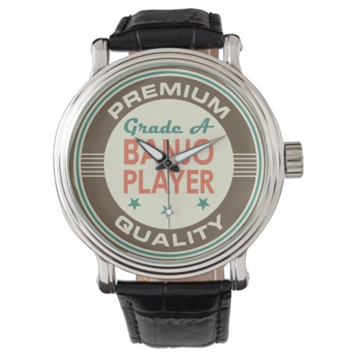 Premium Quality Banjo Player Funny Gift Watch