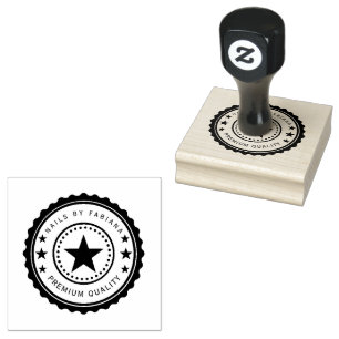 PREMIUM QUALITY Business Logo Large Rubber Stamp