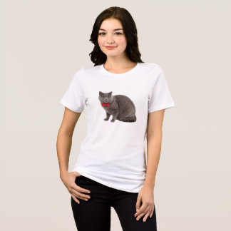 Premium Quality Cat, Women's Tri-Blend Shirt