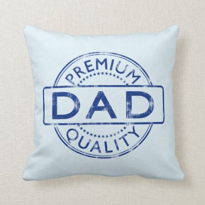 Premium Quality Dad Throw Pillow