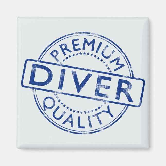 Premium Quality Diver Magnet (Front)